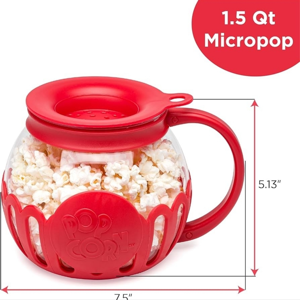 Microwave popcorn popper